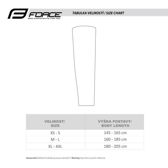 Rankų pašiltinimai Force Breeze, XS-S (juoda) Rankų pašiltinimai Force Breeze, XS-S (juoda)