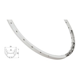 Ratlankis FORCE Basic Disc 26" (559x18), 32H (baltas)