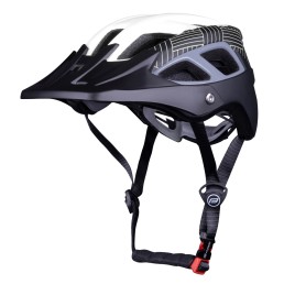 Šalmas FORCE AVES MTB, L-XL 58 - 61 cm, (balta/juoda)
