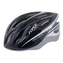 Šalmas FORCE Hal 54-58cm S-M (juoda/pilka/balta)