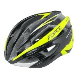 Šalmas FORCE Road 54-58cm (juodas/fluorescencinis)