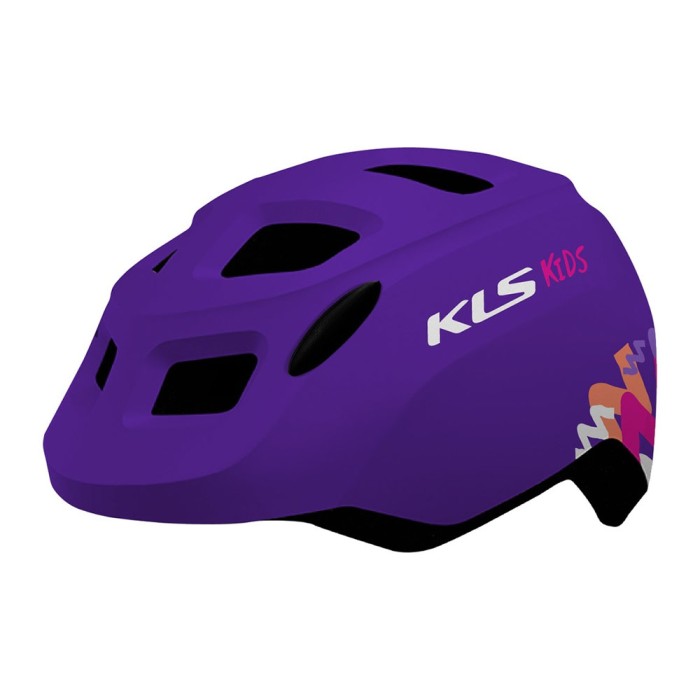 Šalmas KLS Zigzag 022, XS/S 45- 49 cm, (violetinis)
