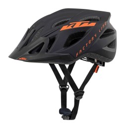 Šalmas KTM Factory Line 54 - 58 cm, (juodas/oranžinis)