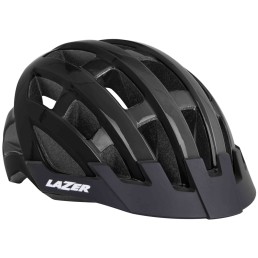 Šalmas Lazer Compact, 54-61 cm, (juodas)