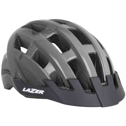 Šalmas Lazer Compact, 54-61 cm, (pilkas)