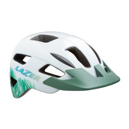 Šalmas Lazer Gekko, 50-56 cm, (baltas/žalias)