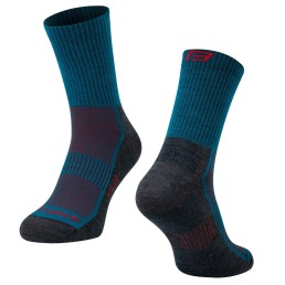 Šiltos kojinės FORCE Polar (turkio/raudona) L-XL 42-47 Šiltos kojinės FORCE Polar (turkio/raudona) L-XL 42-47