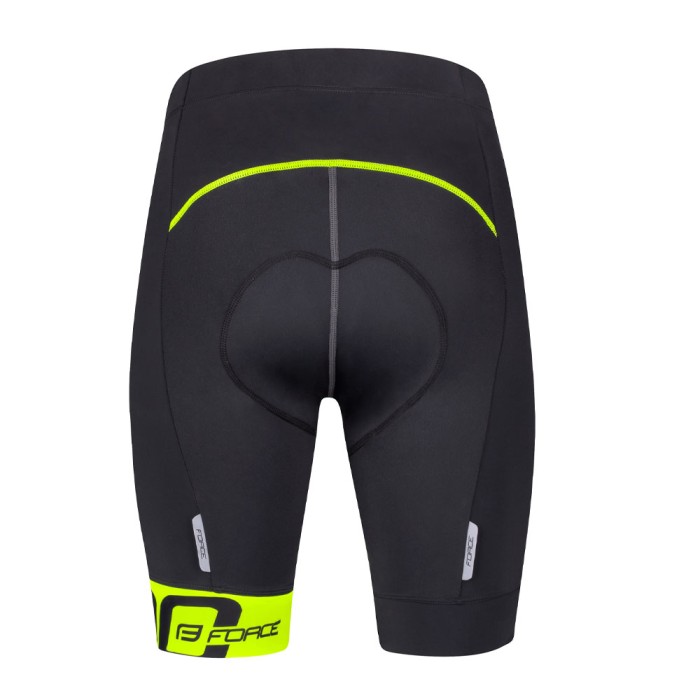 Šortai FORCE B30 su paminkštinimu (juoda/fluorescencinė) L Šortai FORCE B30 su paminkštinimu (juoda/fluorescencinė) L