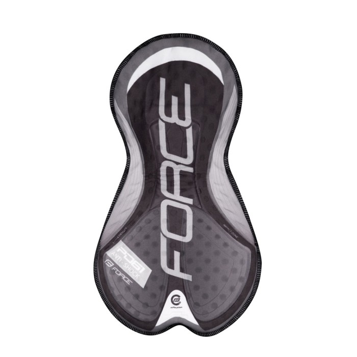 Šortai FORCE B30 su paminkštinimu (juoda/pilka) L Šortai FORCE B30 su paminkštinimu (juoda/pilka) L