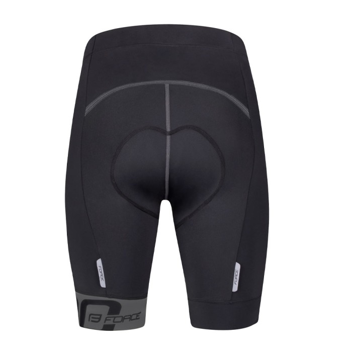 Šortai FORCE B30 su paminkštinimu (juoda/pilka) XXL Šortai FORCE B30 su paminkštinimu (juoda/pilka) XXL