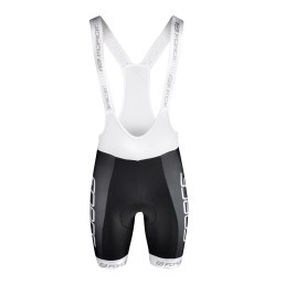 Šortai su petnešom FORCE Team su paminkštinimu (juoda/balta) XS Šortai su petnešom FORCE Team su paminkštinimu (juoda/balta) XS