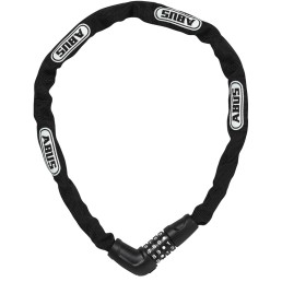 Spyna ABUS 5805C/110, su kodu, 110cm, grandinė (juoda) Spyna ABUS 5805C/110, su kodu, 110cm, grandinė (juoda)