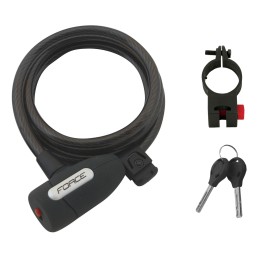 Spyna FORCE Lux su laikikliu 150cm/10mm (juoda)