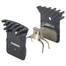 Stabdžių kaladėlės Shimano L05A su aušintuvu ir spyruokle Stabdžių kaladėlės Shimano L05A su aušintuvu ir spyruokle