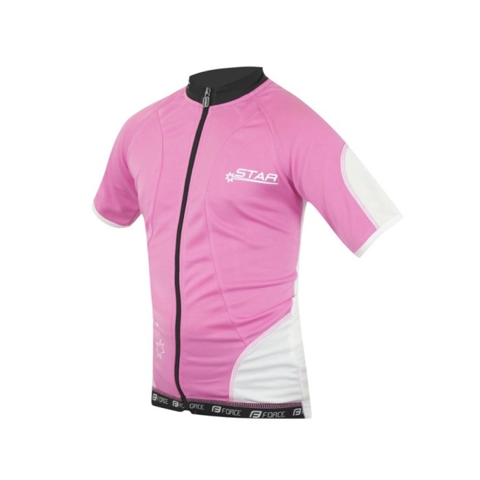 Vaikiški marškinėliai FORCE Kid Star 140-153cm (rožinė/balta) Vaikiški marškinėliai FORCE Kid Star 140-153cm (rožinė/balta)
