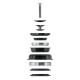 Vairo kolonėlė FORCE pusiau integruota 1 1/8" - 1 1/2" (1,5") 36° 44mm - 56mm Vairo kolonėlė FORCE pusiau integruota 1 1/8" - 1 1/2" (1,5") 36° 44mm - 56mm
