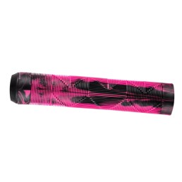 Vairo rankenos FORCE BMX (juoda/rožinė) 145mm