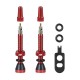 Ventiliai FORCE bekamerinėms padangoms 2xFV 44mm (raudoni) Ventiliai FORCE bekamerinėms padangoms 2xFV 44mm (raudoni)