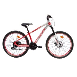 Zeger Active X 26" 24G dydis 14" (35,5cm) (raudona/pilka/balta) Zeger Active X 26" 24G dydis 14" (35,5cm) (raudona/pilka/balta)