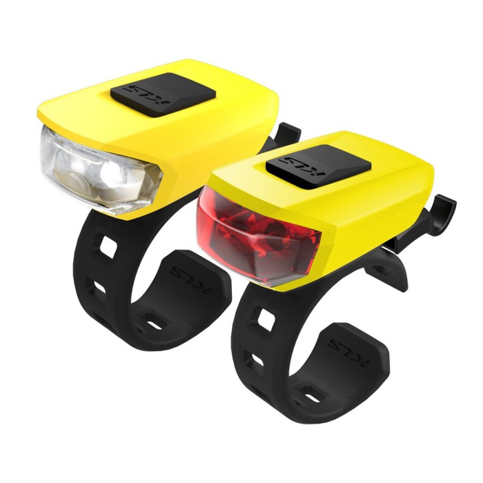 Žibintų komplektas KLS Vega LED 3 funkcijos (geltona) Žibintų komplektas KLS Vega LED 3 funkcijos (geltona)