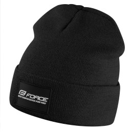 Žieminė kepurė FORCE Brand (juoda) Žieminė kepurė FORCE Brand (juoda)