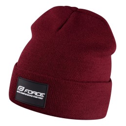 Žieminė kepurė FORCE Brand (raudona) Žieminė kepurė FORCE Brand (raudona)